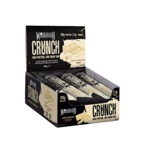 Warrior Crunch Bar 12 x 64g - White Chocolate Crisp