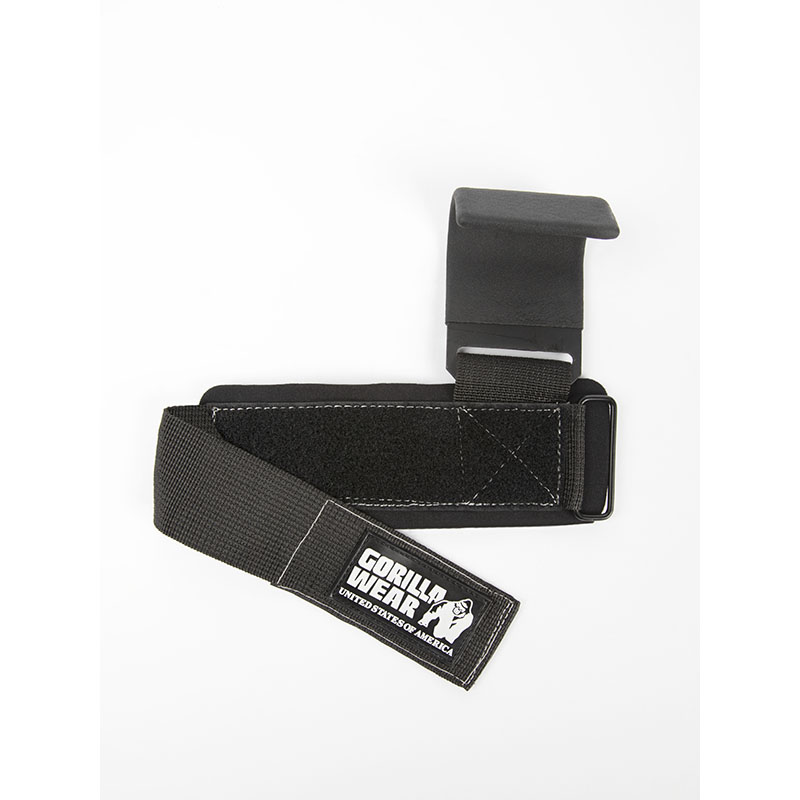 Weight Lifting Hooks - Black/White - Image 3