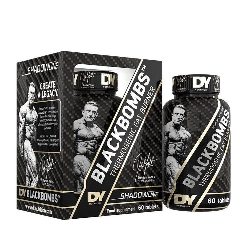 Dorian Yates Nutrition ShadowLine BlackBombs - 60 tabs