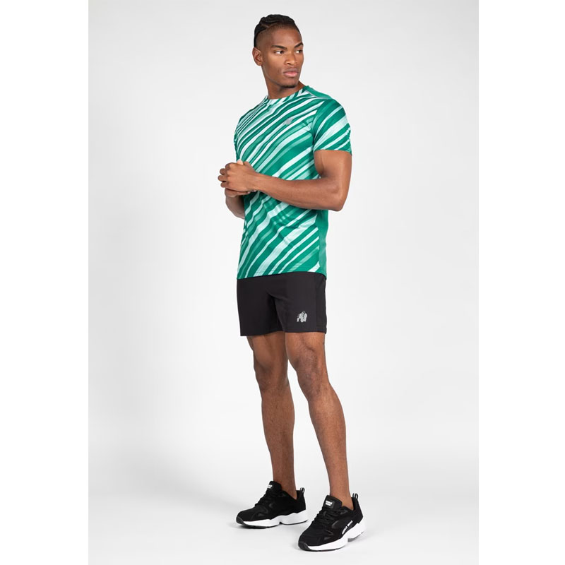 Easton T-Shirt - Teal Green - Μπλουζάκι για BodyBuilding – Μπλουζάκι Oversized - Image 3