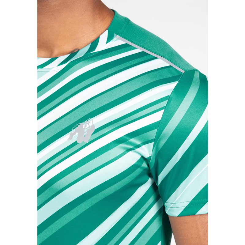 Easton T-Shirt - Teal Green - Μπλουζάκι για BodyBuilding – Μπλουζάκι Oversized - Image 4