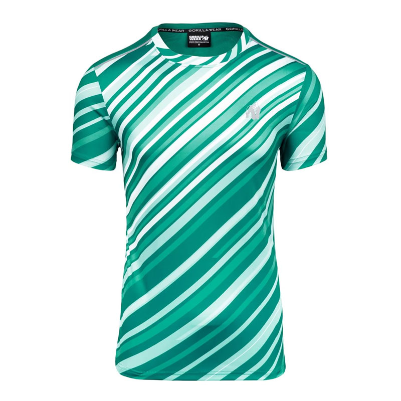 Easton T-Shirt - Teal Green - Μπλουζάκι για BodyBuilding – Μπλουζάκι Oversized - Image 6