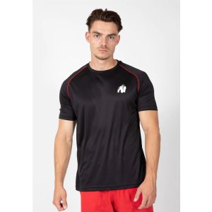 Performance T-Shirt - Black/Red - Μπλουζάκι για BodyBuilding – Μπλουζάκι Oversized - Μπλουζάκι για BodyBuilding – Μπλουζάκι Oversized