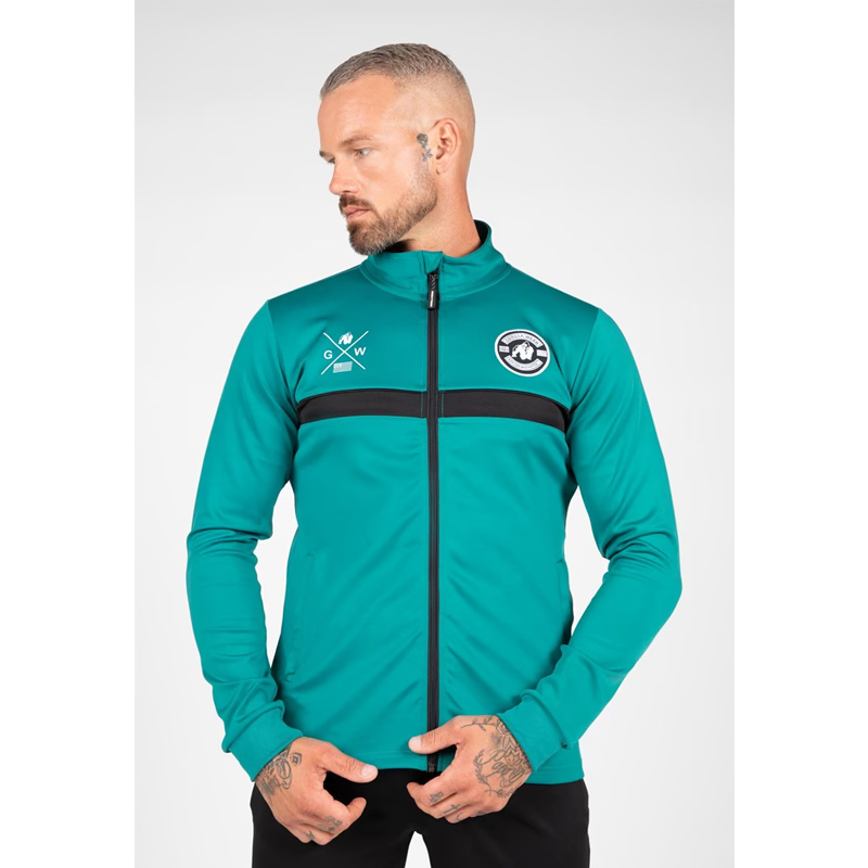 Vernon Track Jacket - Teal Green