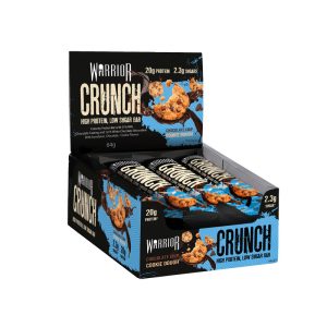 Warrior Crunch Bar 12 x 64g - Chocolate Chip Cookie Dough